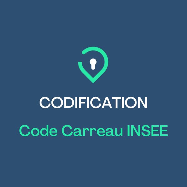 codifications open data code carreau insee